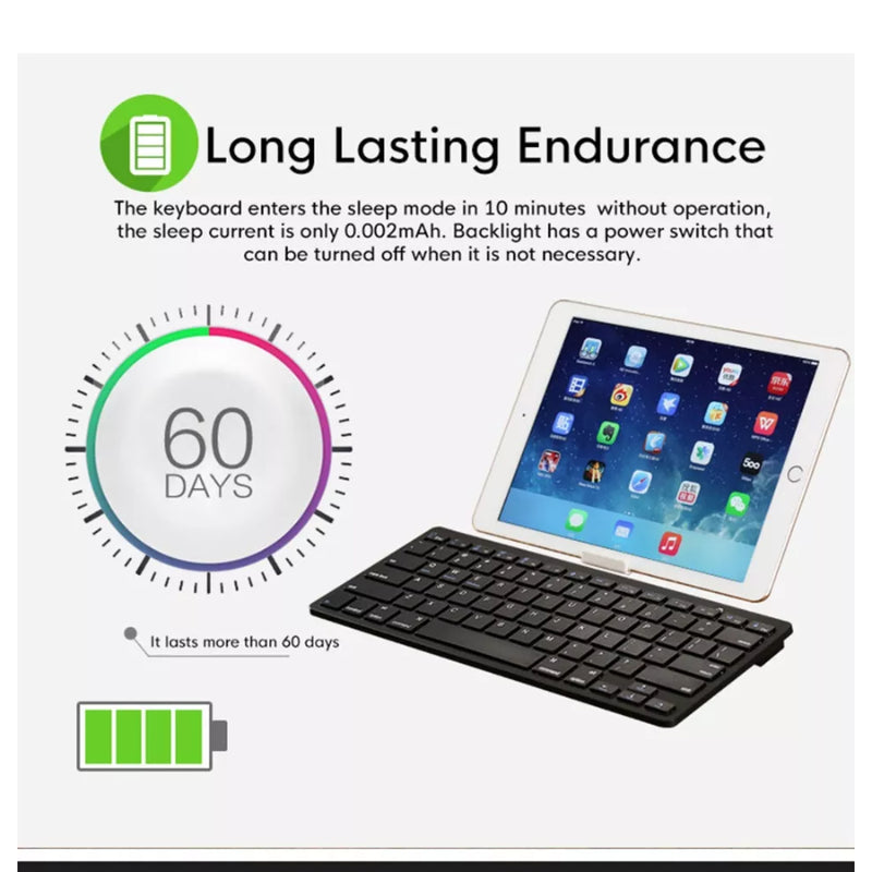 X5 Wireless Bluetooth Keyboard Ultra-Thin Mini Silent Office Keyboard For Tablet Laptop