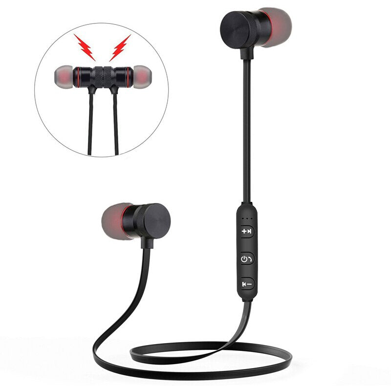 Wireless Bluetooth Headphone With Mic In-Ear Noise Reduction  Sweat-Proof