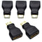 5pcs Mini HDMI To HDMI Adapter Gold Plated Male To Female HDMI 1.4 3D Extension Adapter 1080P Converter For HDTV Tablet Camera