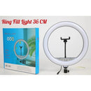 BD-360 36CM LED Ring Fill Light Three Modes With Phone Holder