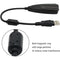 5Hv2 USB2.0 Virtual 7.1 High Quality Channel 3D External Sound Card Adapter Driver Steel Sound