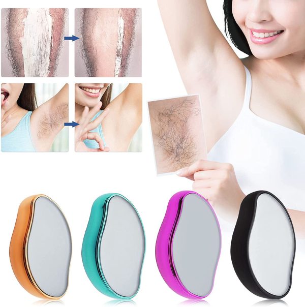 Hair Remover, Crystal Hair Eraser for Women Arms Legs Back Reusable & Washable