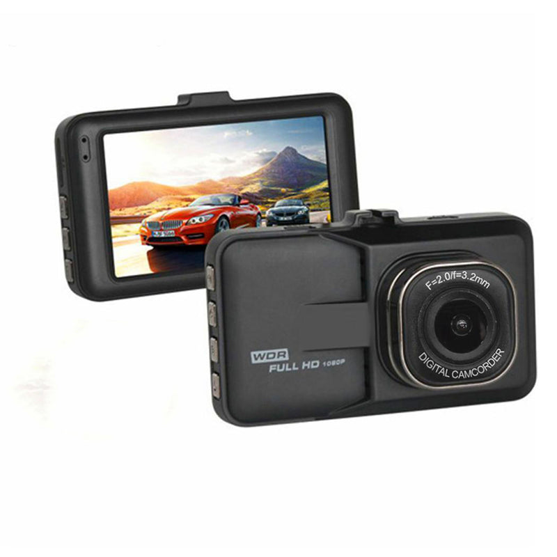 Vehicle BlackBox DVR Dash Cam Video Recorder LCD FHD Loop Recording