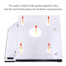 Universal 2nd HDD Caddy 12.7MM SSD HDD Case Enclosure For Laptop DVD-ROM CD-ROM