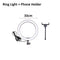 33CM Photography Lighting Phone Ring Light Led Remote Ring Lamp With Phone Holder
