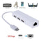 USB Type C To USB RJ45 Ethernet Lan Adapter Hub Cable For MacBook PC