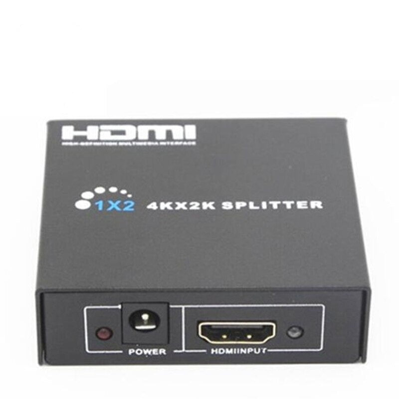 HDMI Splitter HDMI Switch 1X2 4Kx2K Split 1 In 2 Out Amplifier Display For HDTV DVD PS3