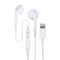 In-Ear White Earpods For Apple IPhones High Quality With Mic