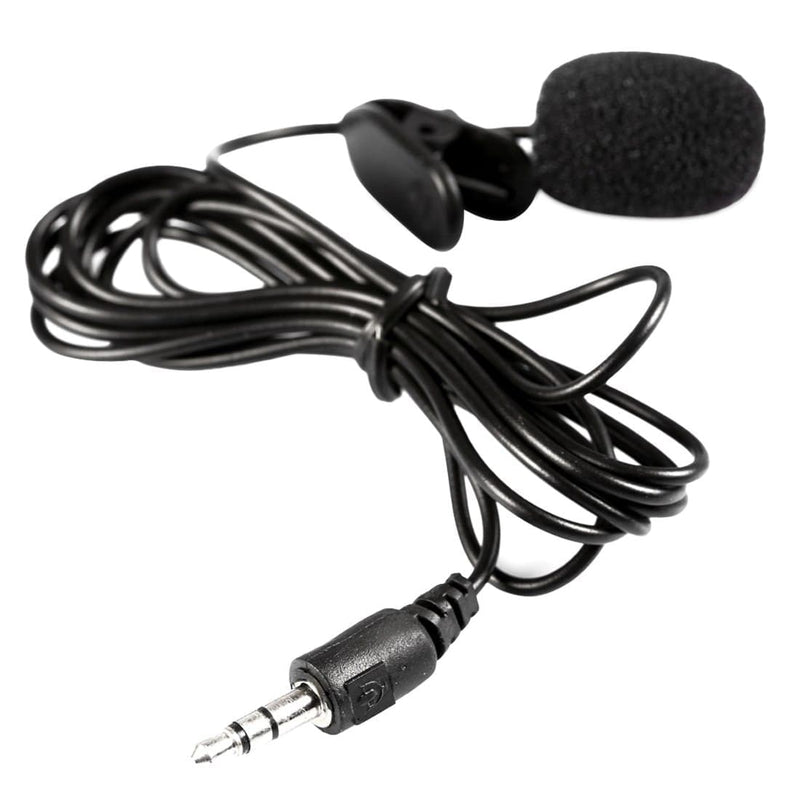 Portable Mini 3.5mm Tie Lapel Lavalier Clip Microphone For Lectures Teaching Lessons Education