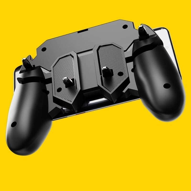 Gamepad Controller Six Fingers All In One PUBG Mobile Joystick Game Shooter Trigger