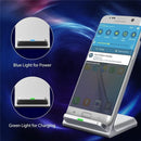 Fast Wireless Charger Qi Charger 10W Two Coils Wireless Fast Charger LED Indicator Display