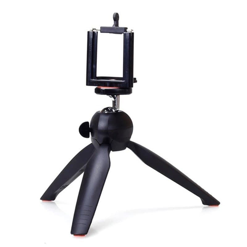 Mini Phone Tripod Tabletop Smartphone Mount Clip Holder Stand Ballhead For Phone