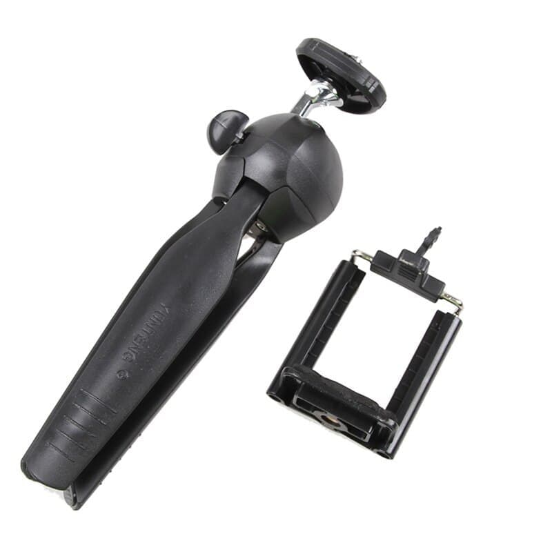 Mini Phone Tripod Tabletop Smartphone Mount Clip Holder Stand Ballhead For Phone