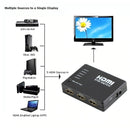 PowerBear HDMI Switch Splliter Sox For HDTV PS3 DVD With IR Remote