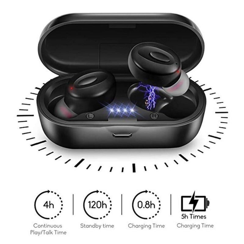 XG13 TWS Bluetooth Earphones Stereo Wireless Earbuds LED Power Display Case 3D Stereo Sound IPX5 Waterproof