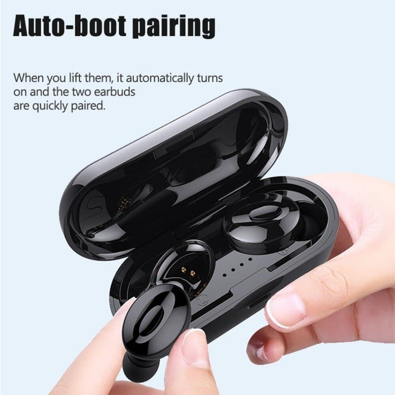 XG13 TWS Bluetooth Earphones Stereo Wireless Earbuds LED Power Display Case 3D Stereo Sound IPX5 Waterproof