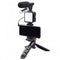 Multifunctional Professional Vlogging Kit With Tripod LED Video Light And Phone Holder