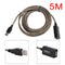 5M USB 2.0 Male To Female Built-In IC Dual Shielding USB Extension Cable